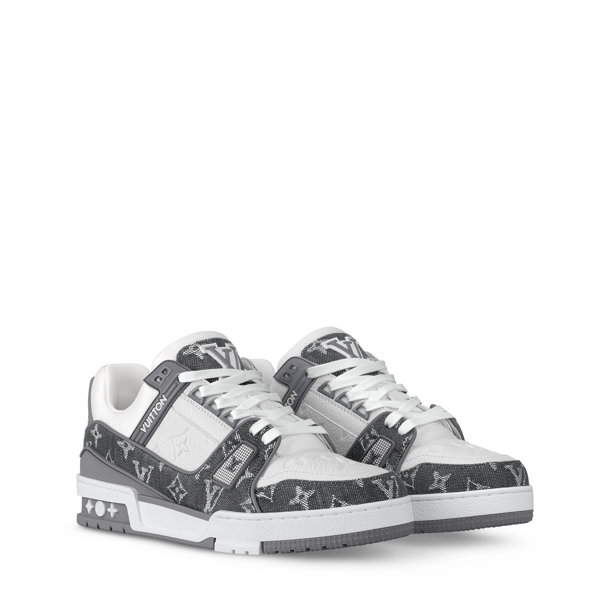 K*o様 LOUIS VUITTON スニーカー ホワイト シルバー LV Trainer Sneaker - Shoes 1AHOU9 | LOUIS VUITTON